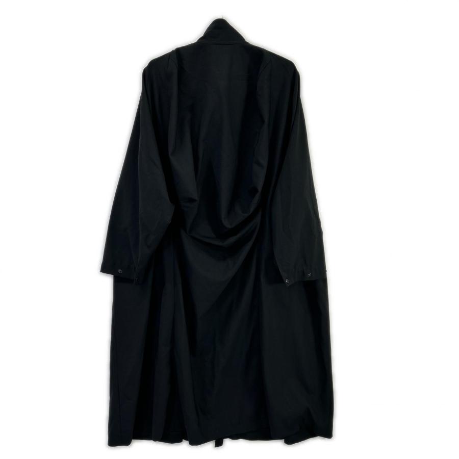 HYKE（ハイク） 241-27059 ブラック STRETCH TROPICAL MILITARY COAT