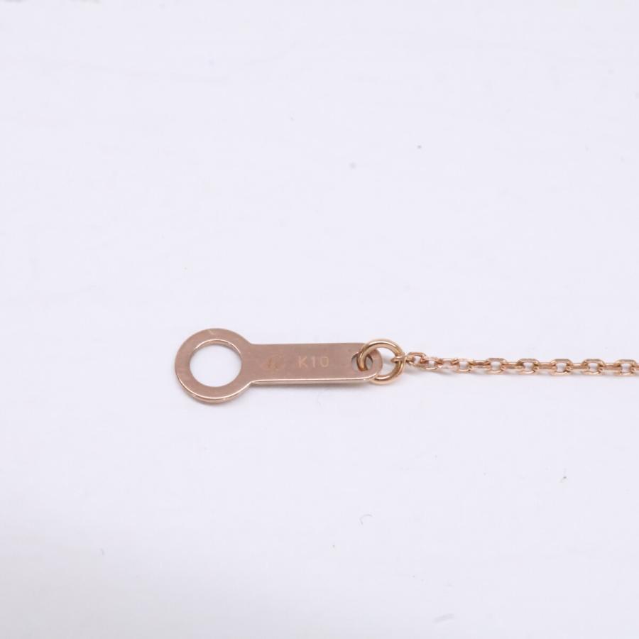 4℃（ヨンドシー） K10PG ハートモチーフ ブレスレット ピンクゴールド