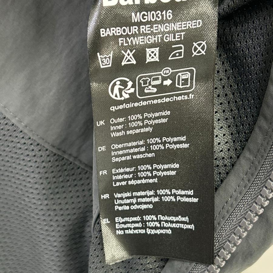Barbour（バブアー） グレー Re-Engineered Flyweight Gilet ベスト