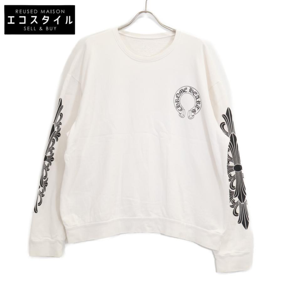 Chrome hearts クロムハーツ 【国内正規】ホースシュー クルーネック スウェットシャツ L CHROME HEARTS（クロムハーツ） 国内正規/ ホースシュー クルーネック