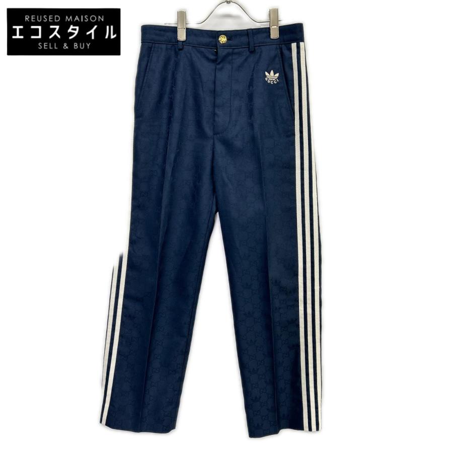 GUCCI（グッチ） ×アディダス ネイビー 710399 トレフォイルジャガード