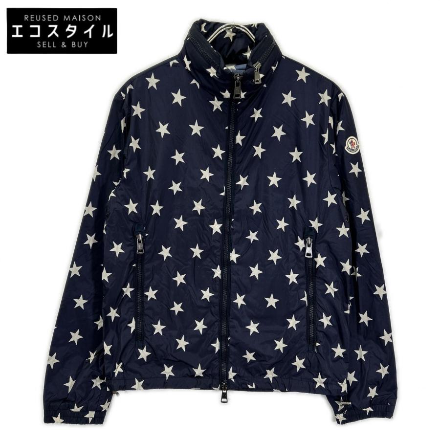 MONCLER（モンクレール） CAPBRETON 星柄 ナイロンジャケット ネイビー