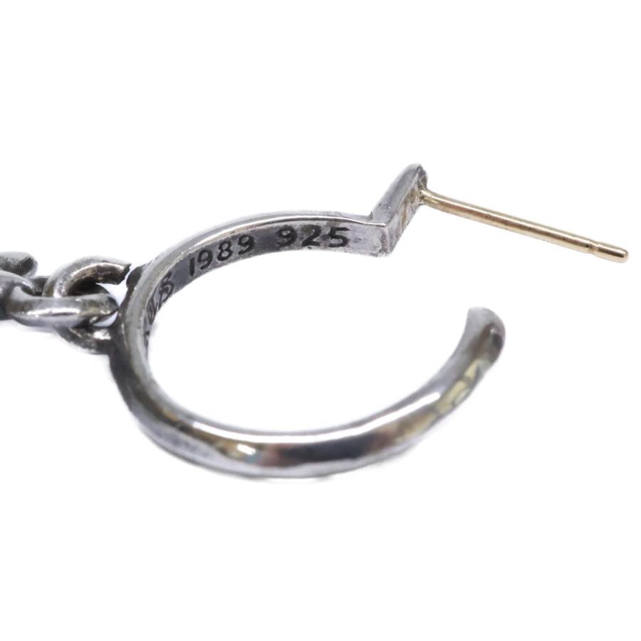 CHROME HEARTS（クロムハーツ） SV925 x 14K タイニーCHクロス フープ