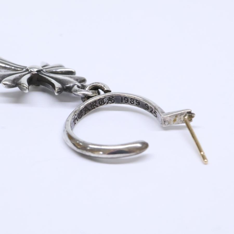 CHROME HEARTS（クロムハーツ） SV925 x 14K タイニーCHクロス フープ