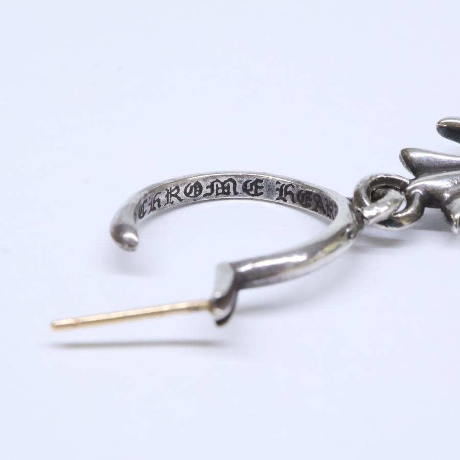 CHROME HEARTS（クロムハーツ） SV925 x 14K タイニーCHクロス フープ