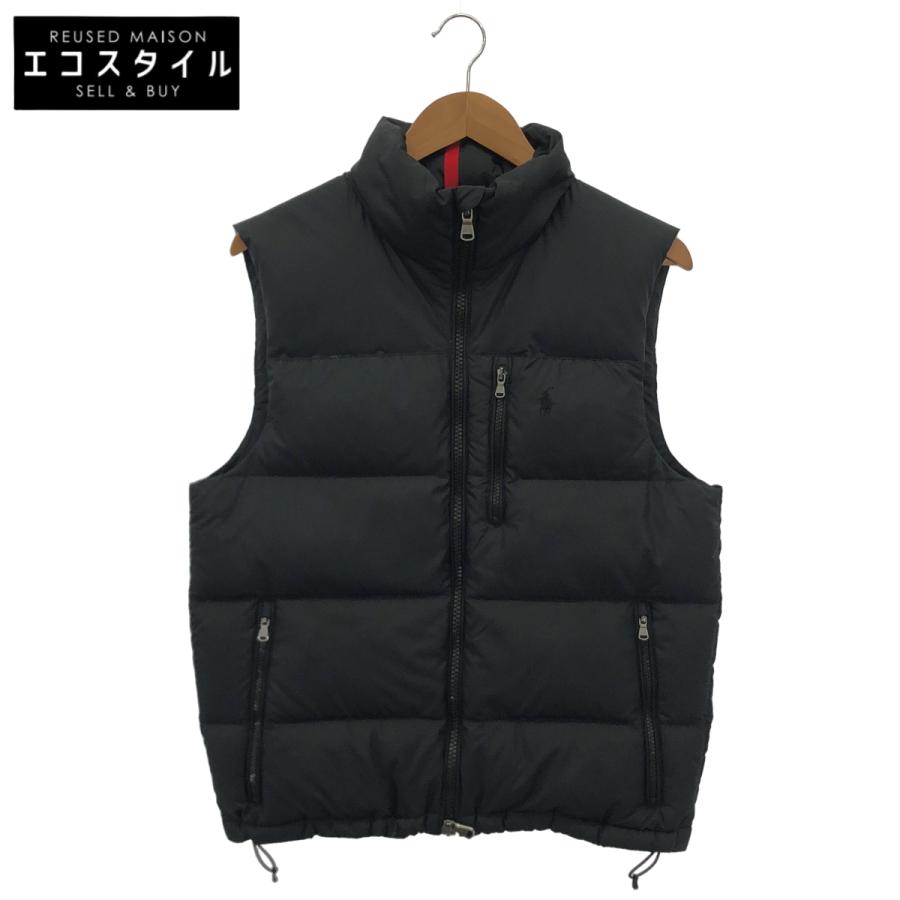 POLObyRalphLauren ポロラルフローレン ブラック ダウンベスト S