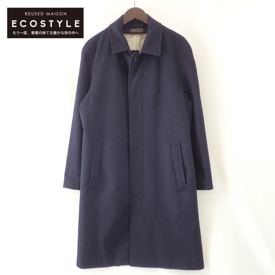 国内正規 イタリア製 LOROPIANA ロロピアーナ 中綿コート 46 紺