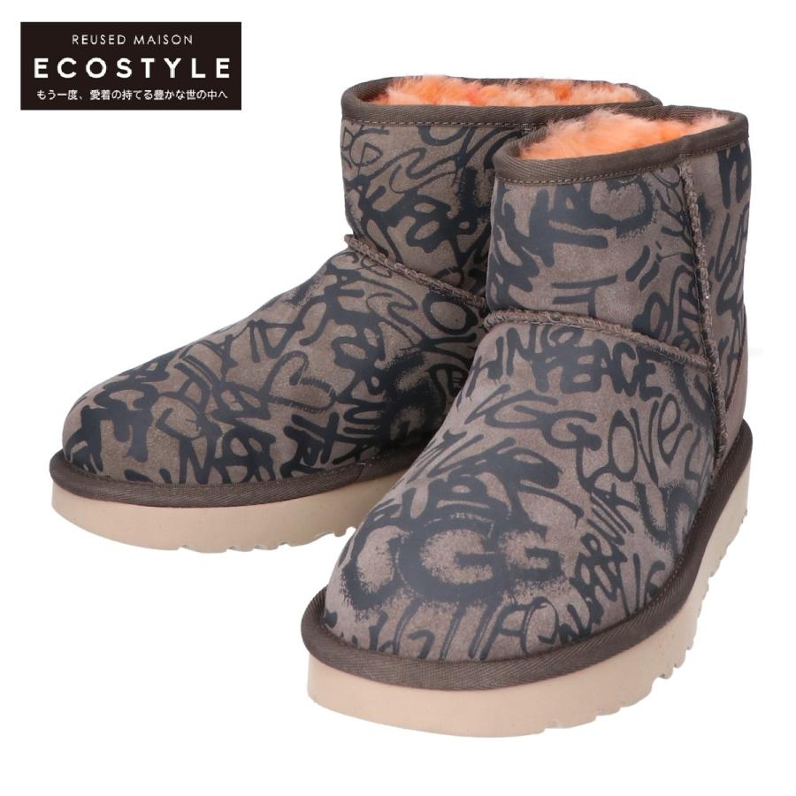 ブーツ・ブーティ UGG UGG（アグ） 新品同様/ 1105432 CLASSIC STREET GRAFFITI MINI