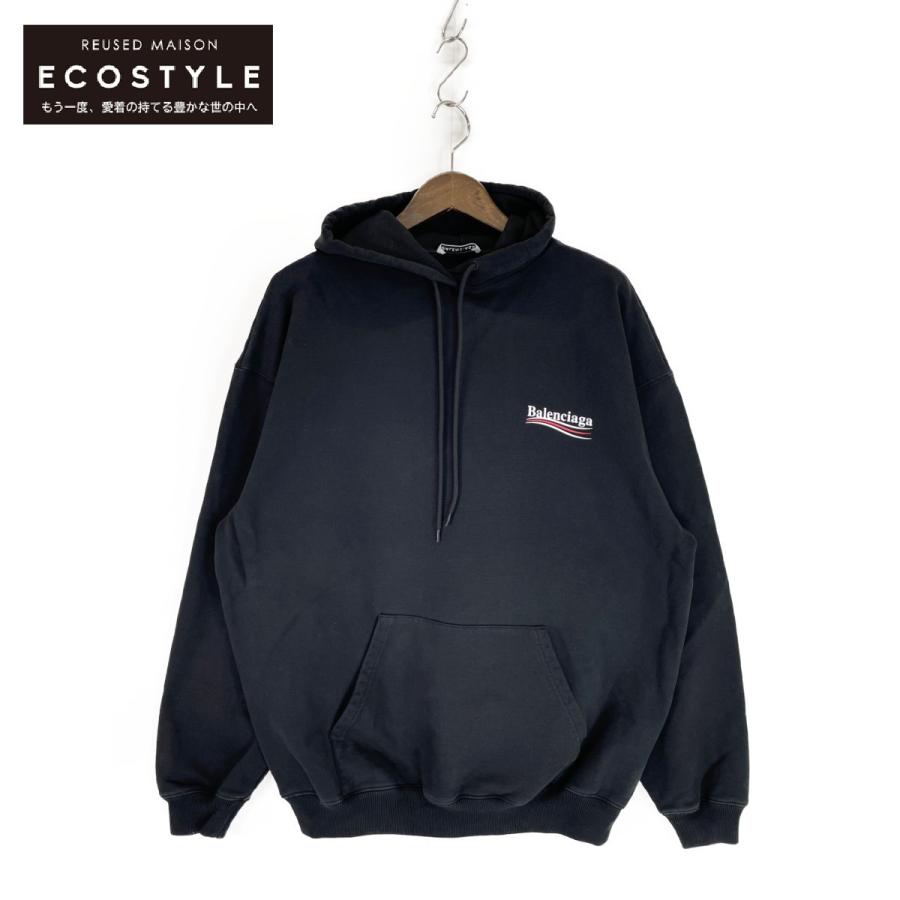 BALENCIAGA バレンシアガ 18年 ブラック 556103 パーカー XS トップス  