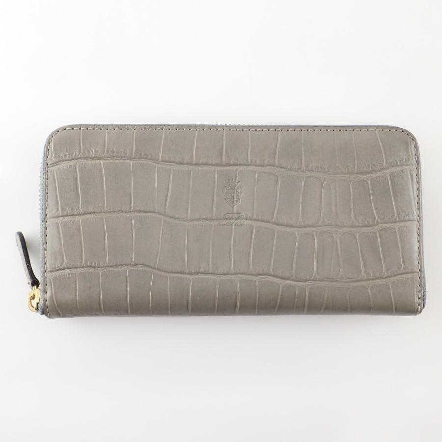 Felisi（フェリージ） 美品 798/3/SA エンボスレザー ラウンドジップ