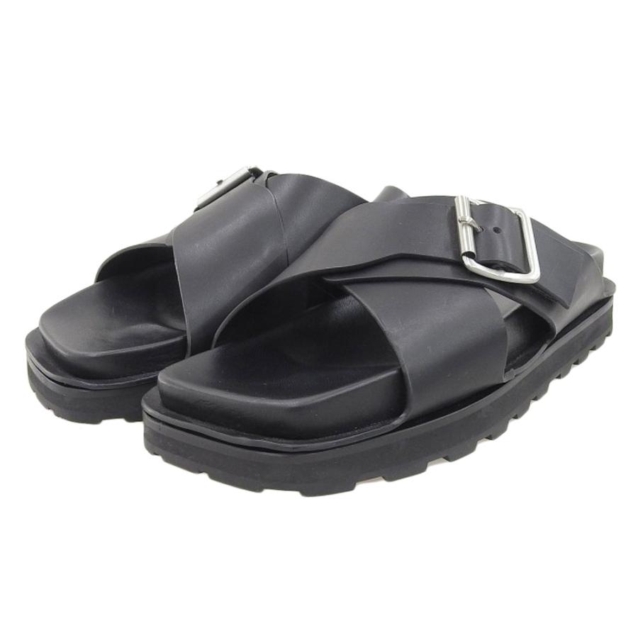 JIL SANDER（ジルサンダー） 新品同様 ピンバックル スライドサンダル