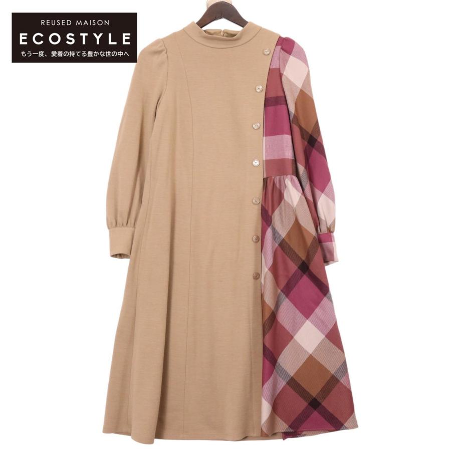 【新品】ブルーレーベルクレストブリッジ　ワンピース ベージュ BLUE LABEL CRESTBRIDGE ブルーレーベルクレストブリッジ 22年