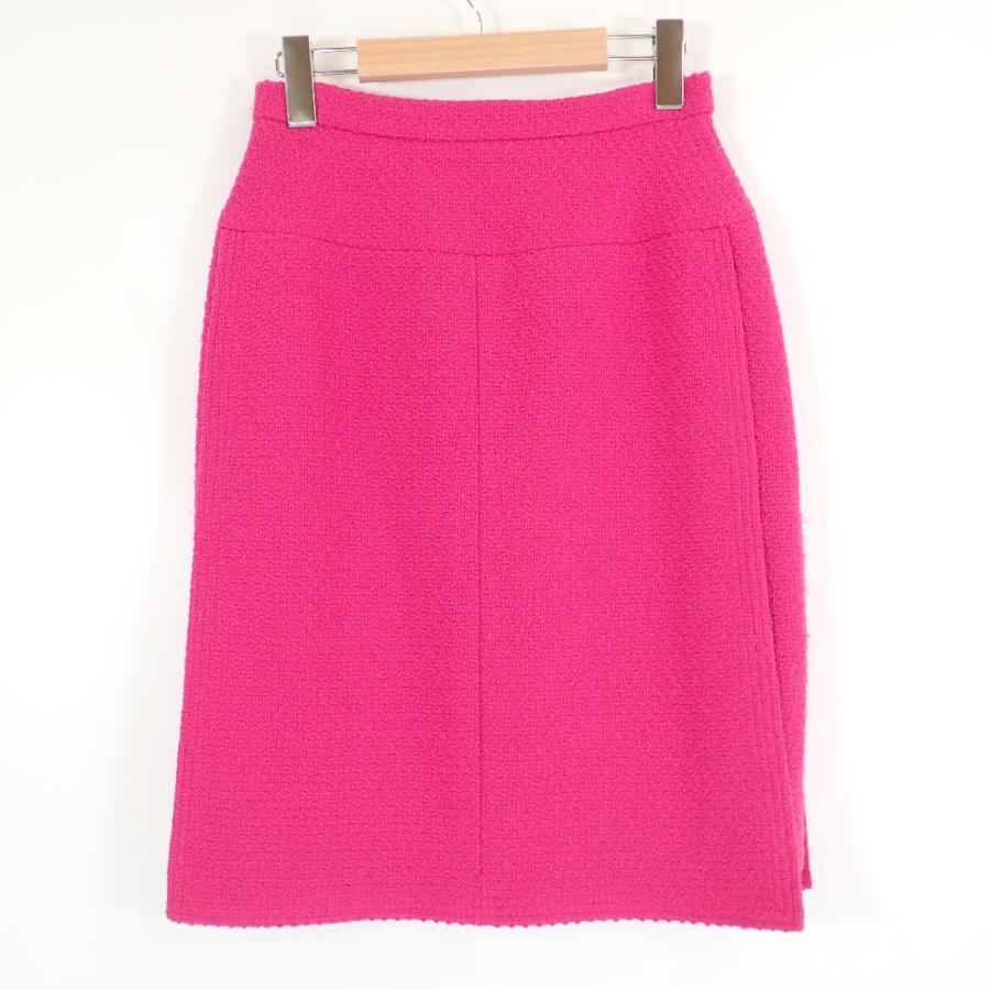 国内正規 CHANELシャネル 20650 ココマークボタン ツイード ノーカラー  