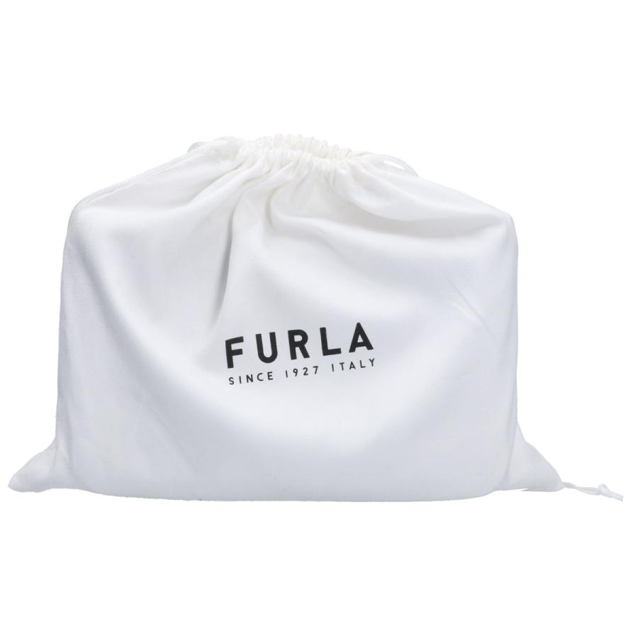 FURLA（フルラ） 美品 アテナ 型押しレザー ショルダーバッグ グレー