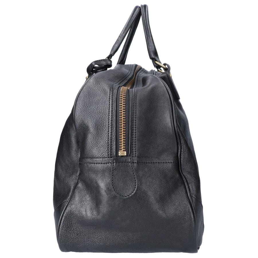 美品 GANZO ガンゾ 57341-10 7QS レザー ダッフルバッグ / ボストン