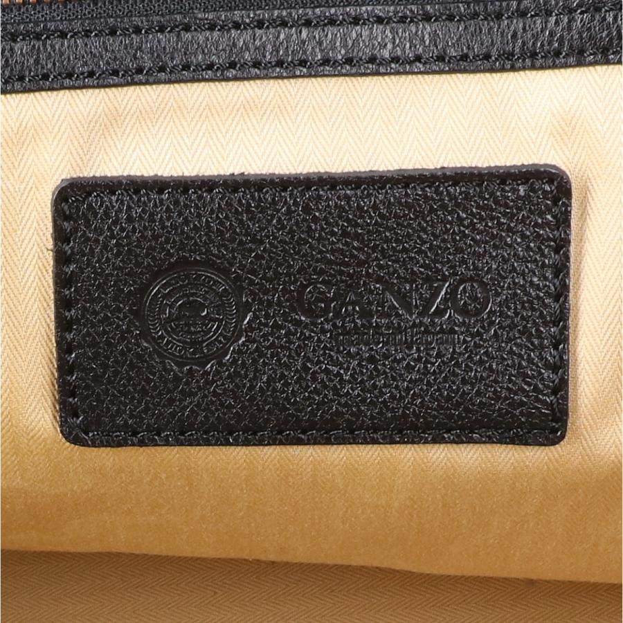 美品 GANZO ガンゾ 57341-10 7QS レザー ダッフルバッグ / ボストン