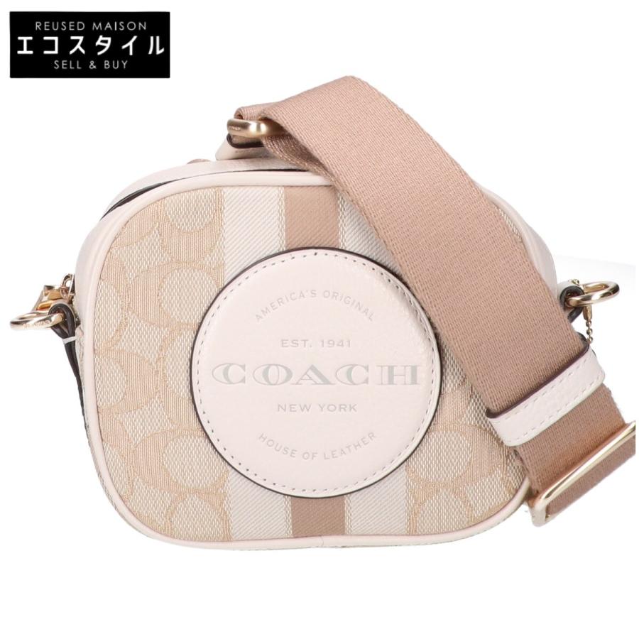 COACH 美品/ コーチ C9120 ミニデンプシーシグネチャーカメラ 