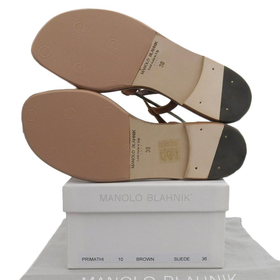 MANOLO BLAHNIK（マノロブラニク） 新品同様 スエード レースアップ