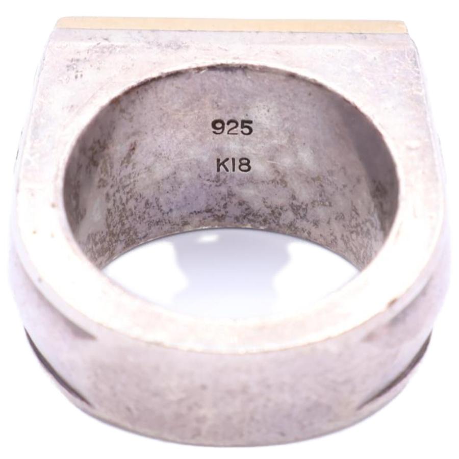K10 Weirdo プラークリング WEIRDO ウィアード 925/K18 PLAQUE RING プラーク リング・指輪