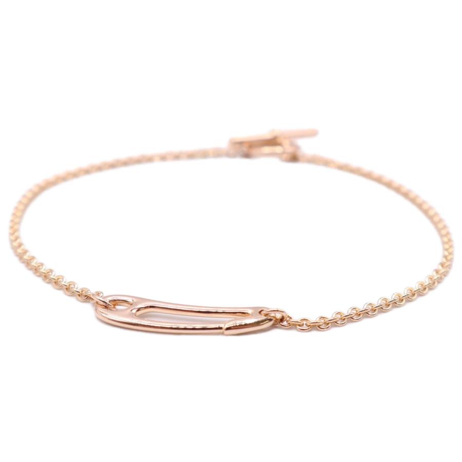 HERMES エルメス 750PG シェーヌダンクル ミニパンク ブレスレット LG  