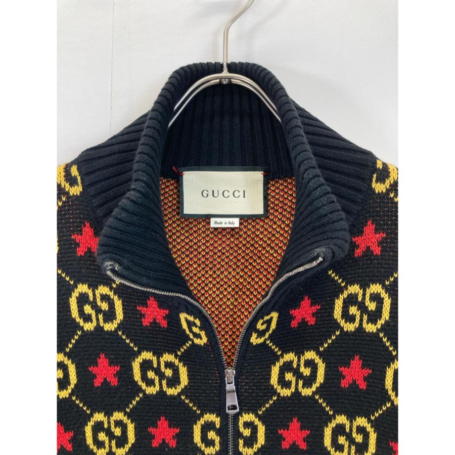 GUCCI グッチ CA37394 GGスター コットン ジップアップ ニット GUCCI グッチ CA37394 GGスター コットン ジップアップ ニット