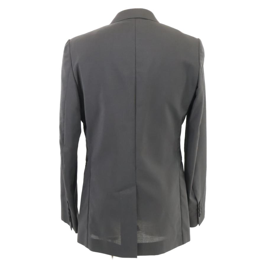 美品 DIOR ディオール アウター 毛100%✨ モノクロ CDロゴボタン 美品 クリスチャンディオール テーラードジャケット 紺 170 M位