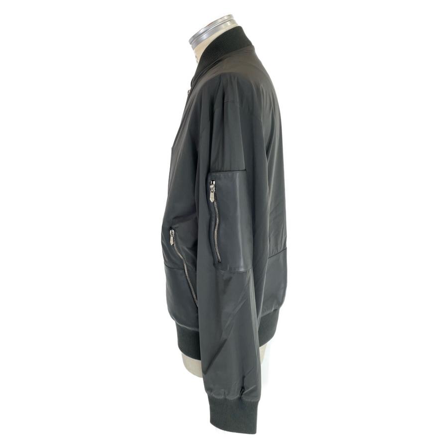 新品同様/国内正規 HERMES エルメス ラムレザー切替 ジップアップ