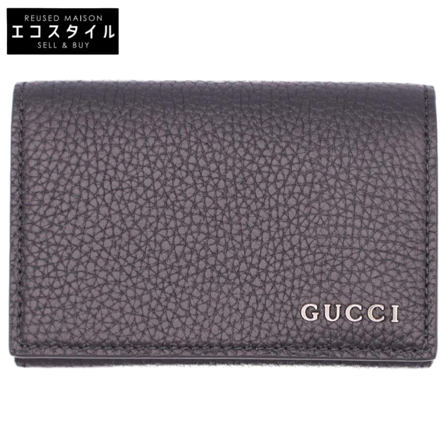 GUCCI（グッチ） 新品同様/ 771152 ロゴ 名刺入れ ウォレット カード
