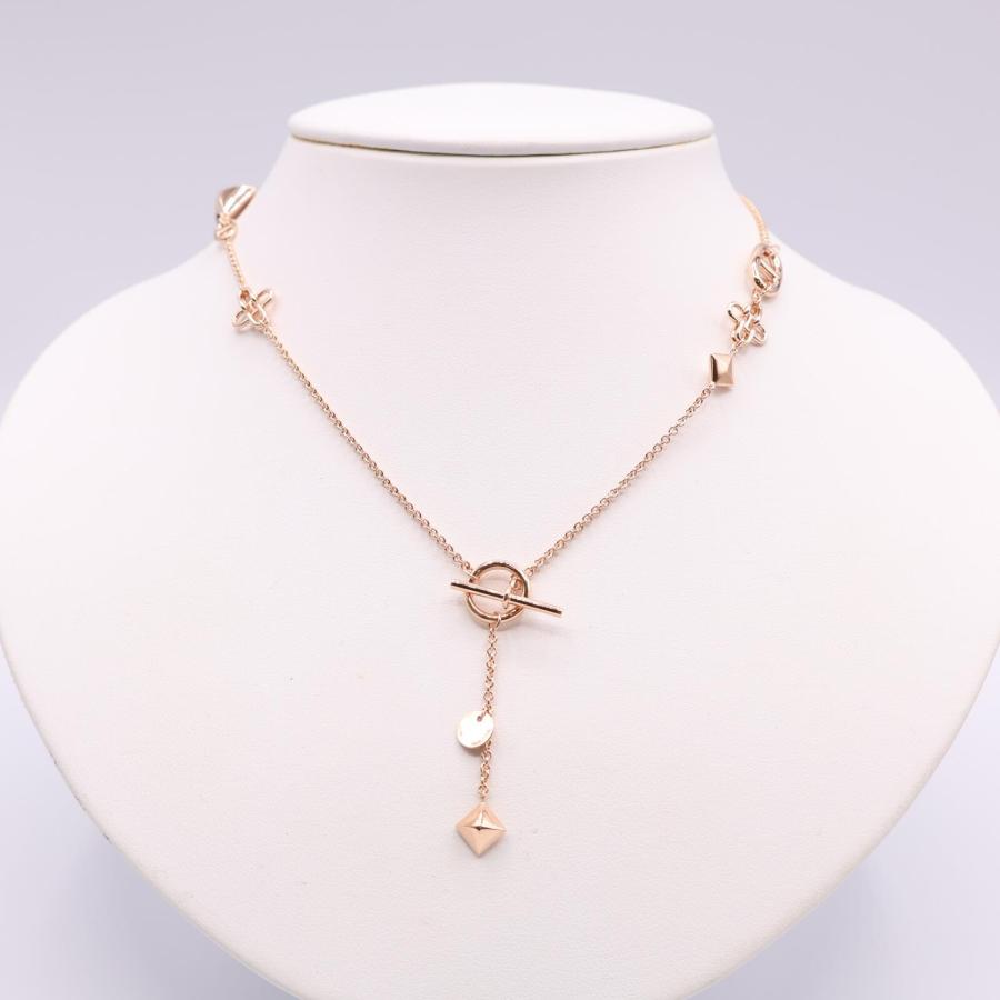 新品同様 HERMES エルメス 750 シェーヌダンクル メドール ロンド  