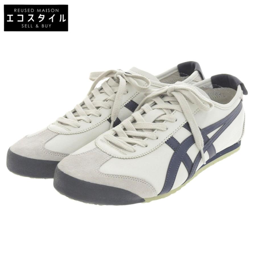 Onitsuka Tiger 新品同様 オニツカタイガー MEXICO 66 レザー シューズ 
