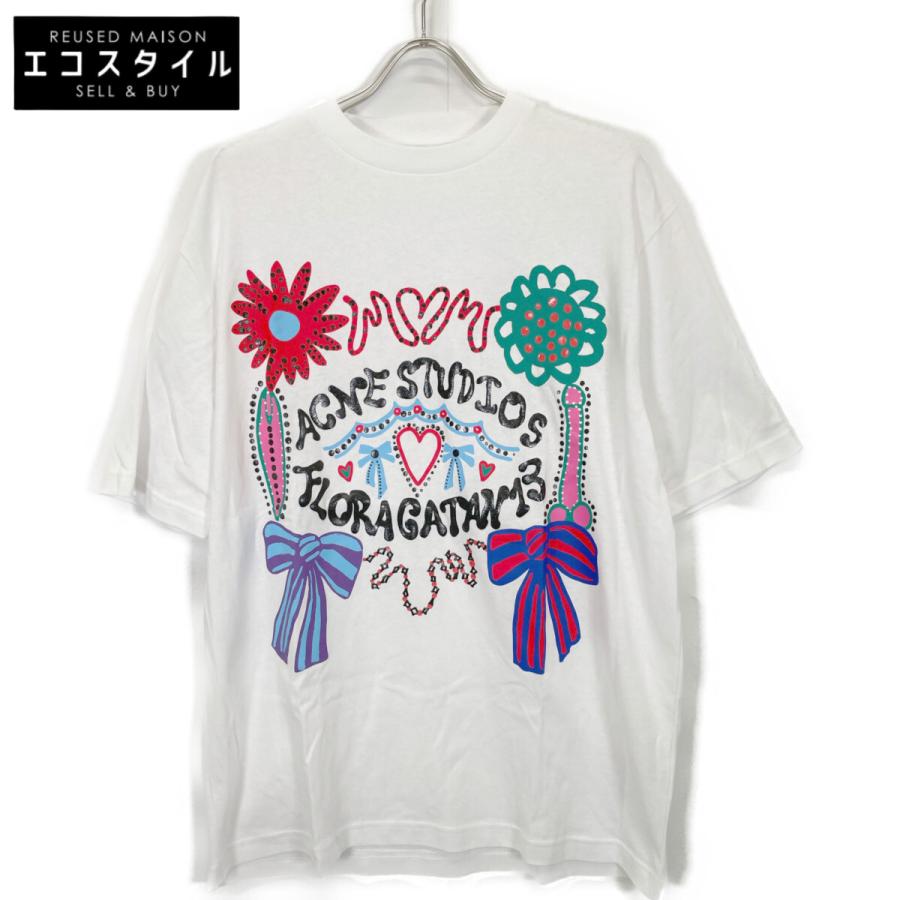 ACNE STUDIOS アクネ ストゥディオズ FN-MN-TSHI000474 ホワイト ACNE STUDIOS アクネ ストゥディオズ FN-MN-TSHI000474 ホワイト