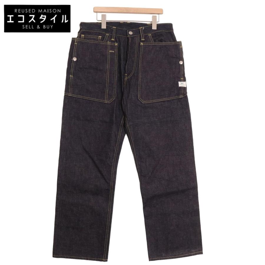 SASSAFRAS ササフラス インディゴ FALL LEAF R PANTS フォール リーフ 