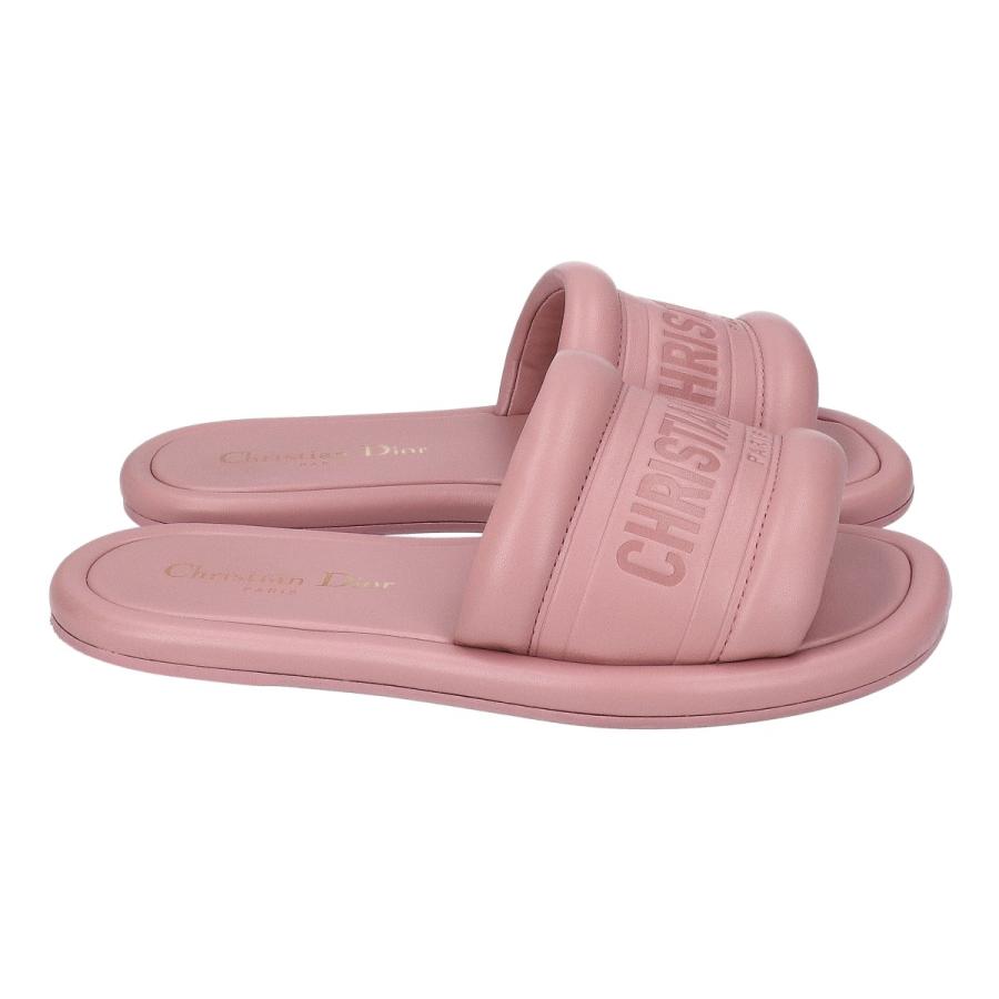 クリスチャン ディオールDiorピンクトロッター サンダル34.5