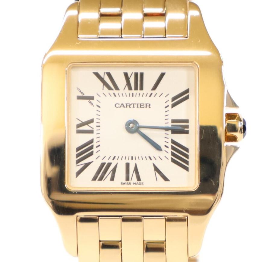 Cartier カルティエ W25062X9 サントス ドゥモワゼル LM K18YG
