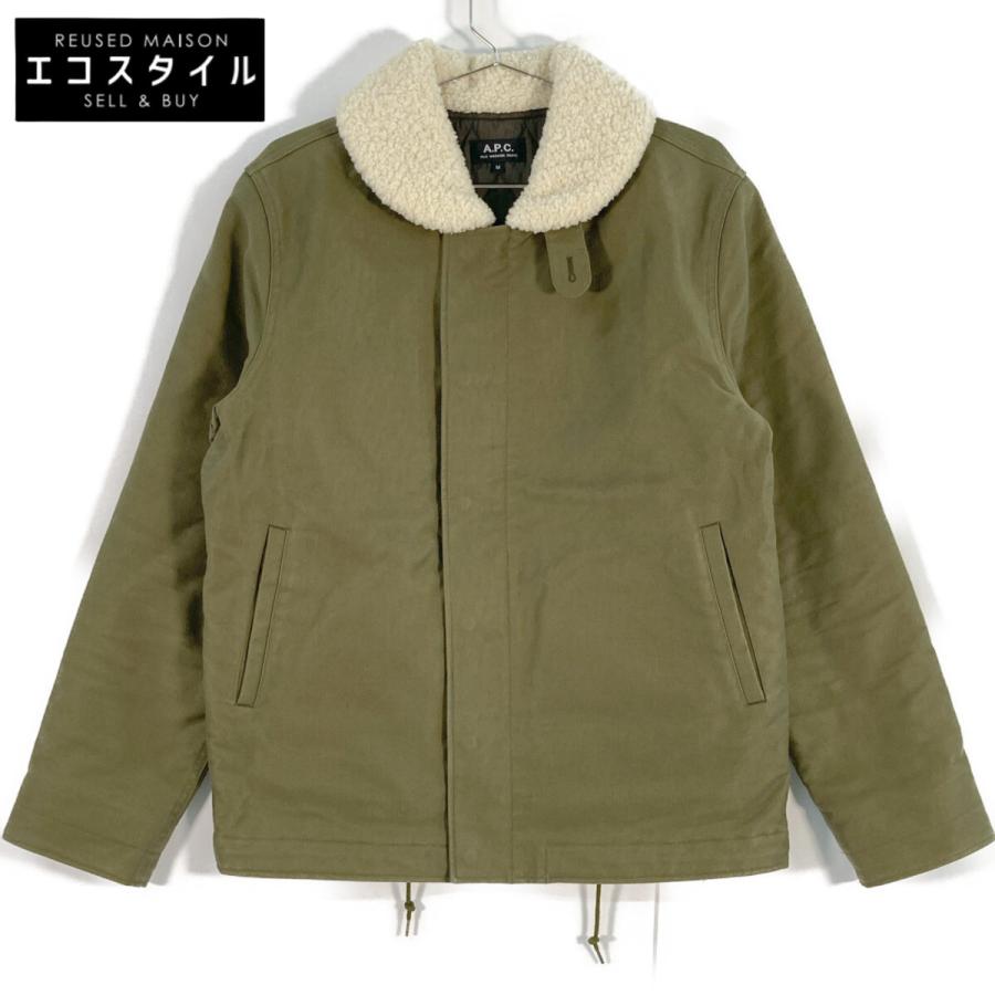 【定価60,000円】A.P.C. A-1 フライトジャケット L MA-1 A.P.C. アーペーセー 24191-1-36071 コットン フライト ジャケット M
