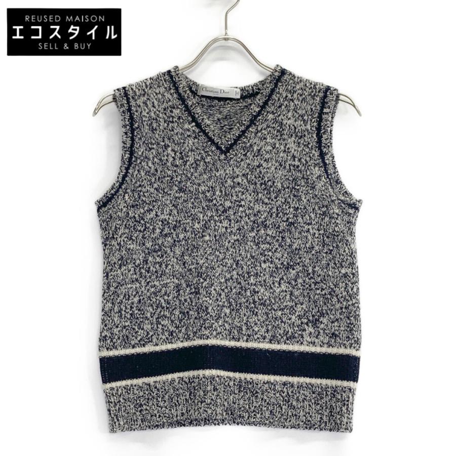 Christian Dior クリスチャンディオール ネイビー 054T01AM303 ウール 