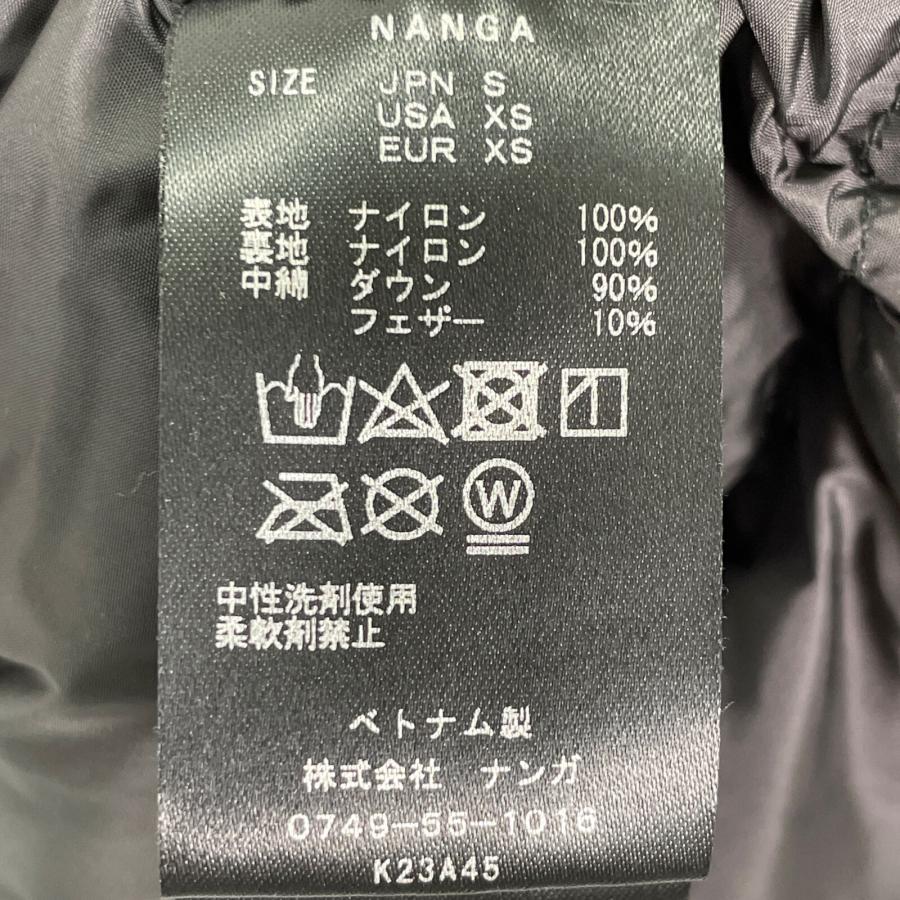 NANGA ナンガ K23A45 ブラック オーロラ ダウンジャケット S