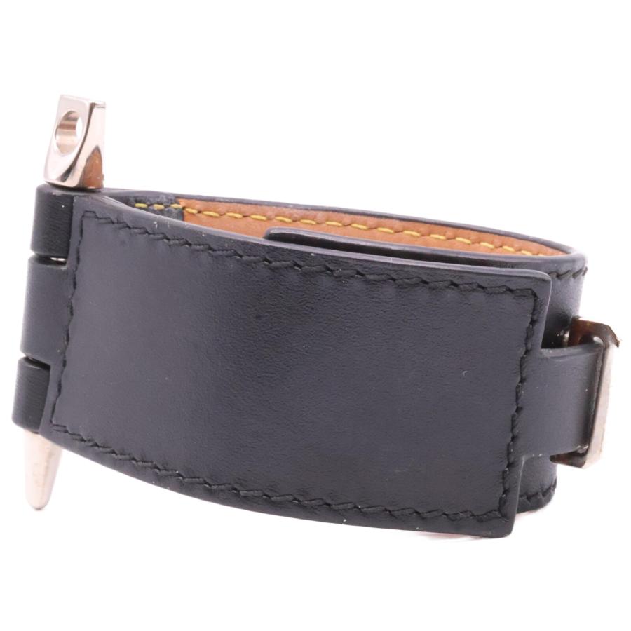 LOEWE（ロエベ） ゲート レザー ブレスレット ブラック : ブランド
