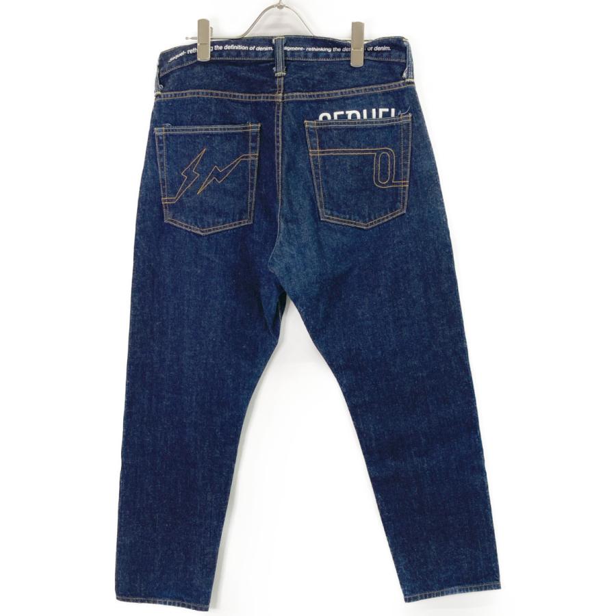 SEQUEL シークエル ×fragment デニムパンツ ブルー S ボトムス デニム  