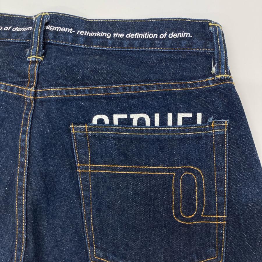 SEQUEL シークエル ×fragment デニムパンツ ブルー S ボトムス デニム 