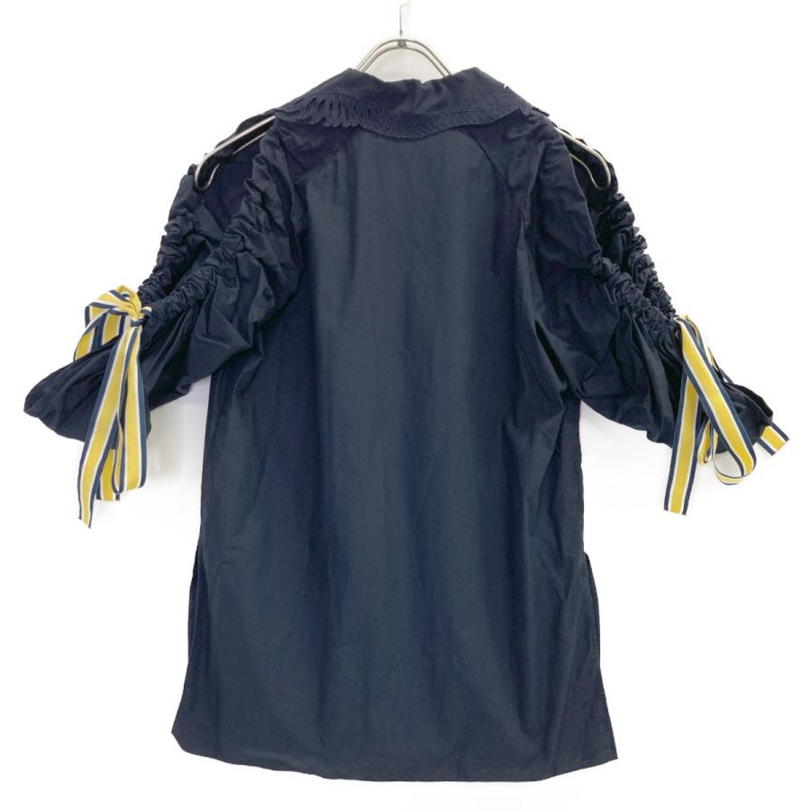 FENDI フェンディ FS6996 A0MY レースカラーギャザースリーブブラウス  