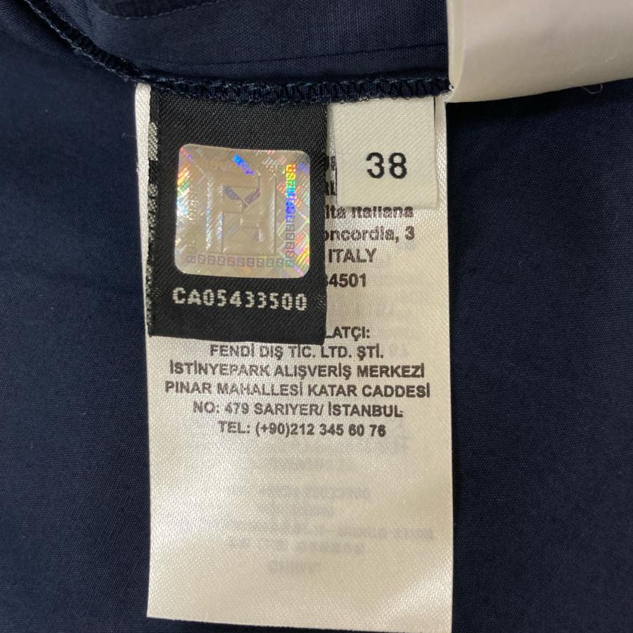 FENDI フェンディ FS6996 A0MY レースカラーギャザースリーブブラウス  