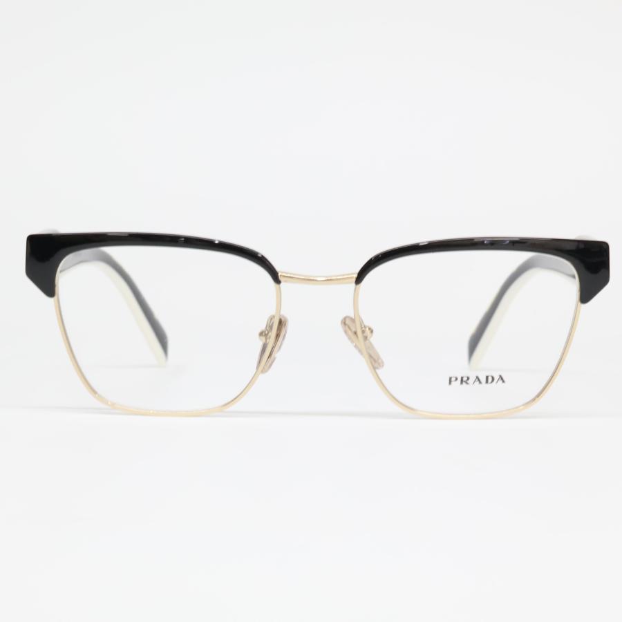 プラダ 【美品】VPR65Y AAV-1O1 サーモントブロー コンビネーションフレーム 53□18 140 PRADA（プラダ） 美品 VPR65Y AAV-1O1 サーモントブロー