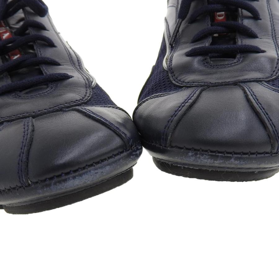 PRADA SPORT プラダスポーツ ローカット スニーカー シューズ レザー 