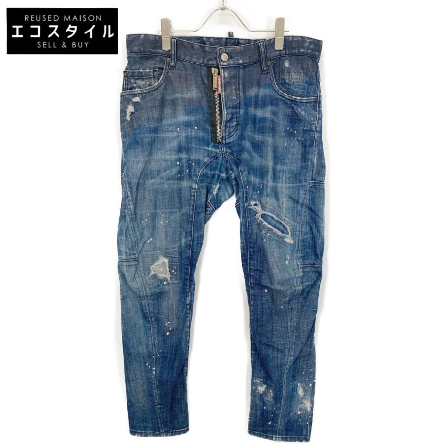 DSQUARED2 ディースクエアード ブルー S71LB0511 Tidy Biker Jeans  