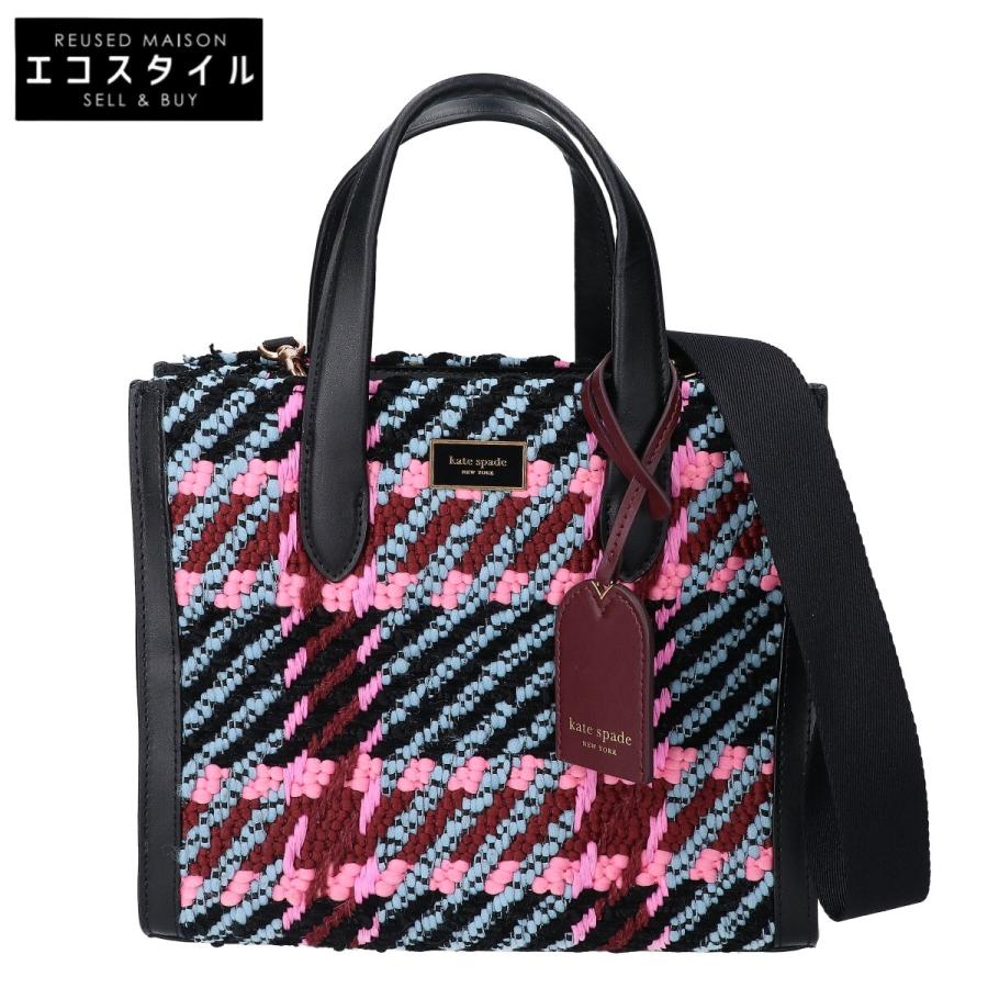 kate spade NEW YORK 美品/ ケイトスペード Manhattan Plaid スモール  