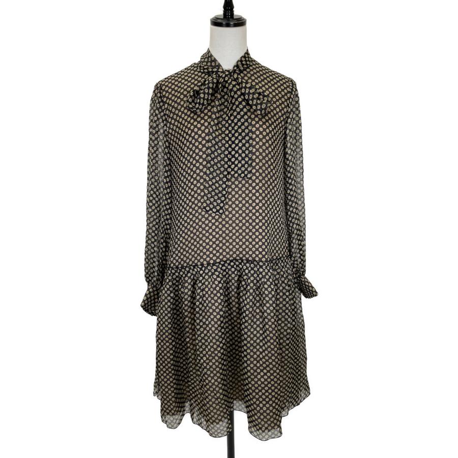 FOXEY フォクシー 23年モデル完売品 ブラウン 43756 小花柄 総柄 モネ  