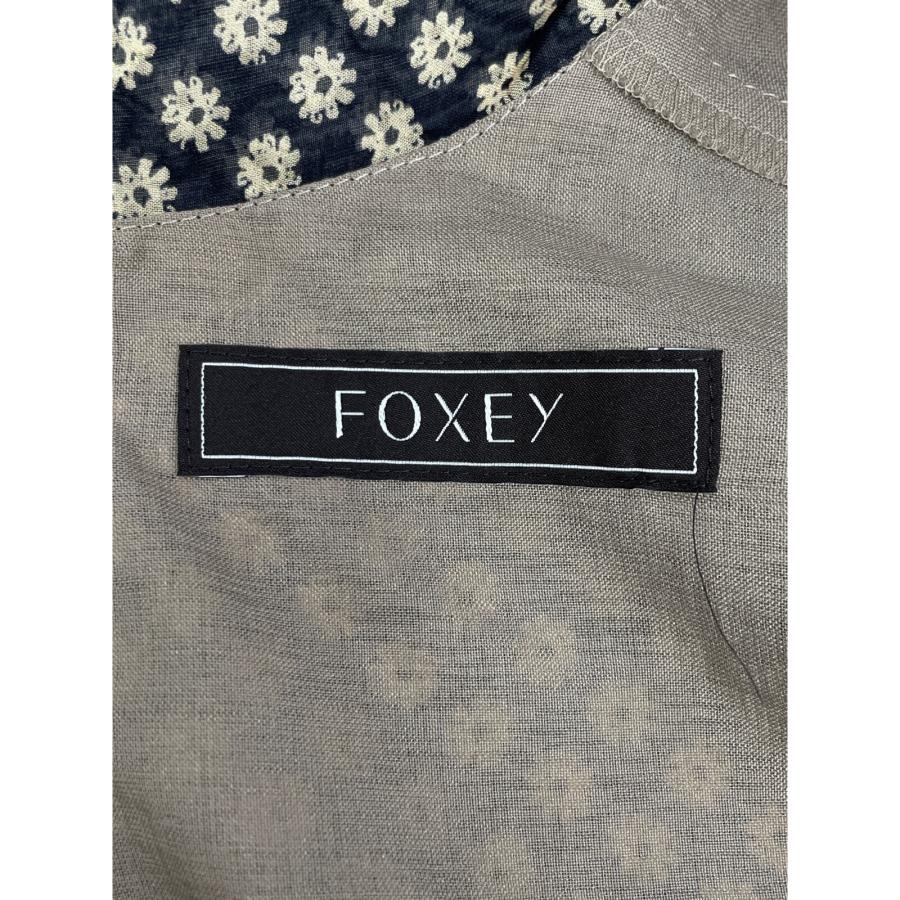 FOXEY フォクシー 23年モデル完売品 ブラウン 43756 小花柄 総柄 FOXEY フォクシー 23年モデル完売品 ブラウン 43756 小花柄 総柄