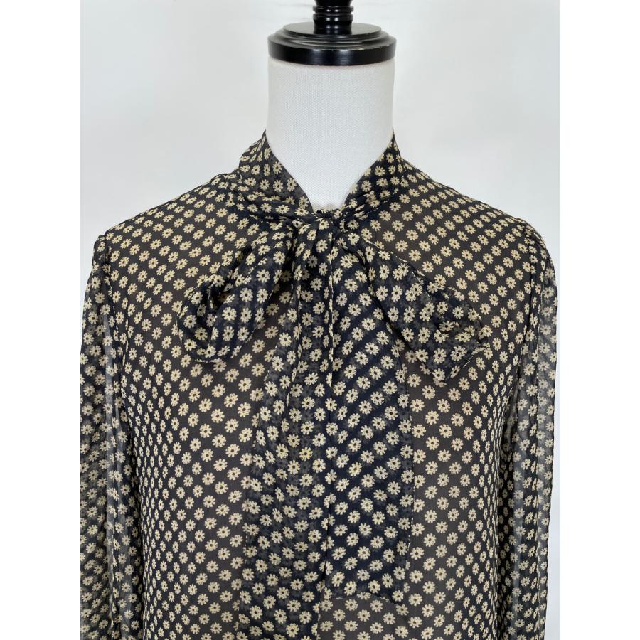 FOXEY フォクシー 23年モデル完売品 ブラウン 43756 小花柄 総柄 モネ  