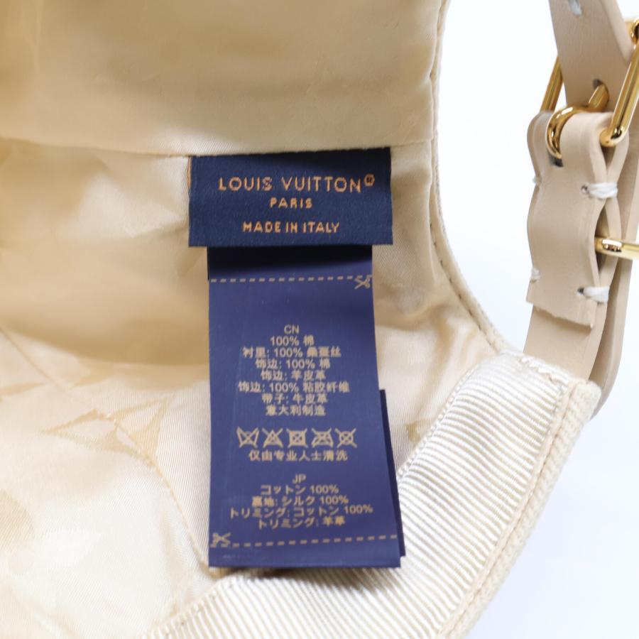 美品 LOUIS VUITTON ルイヴィトン M7051M キャップ・LV アイコニック